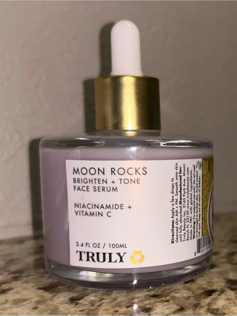 TRULY brightening face